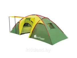 Шестиместная палатка MirCamping с 2 комнатами и залом