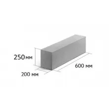 Блоки ПГС 600-200-250 - цена за поддон 1.44 м3