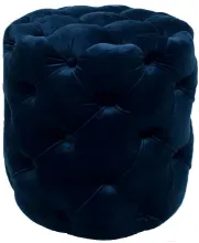 Пуф Бриоли Цилиндр с пиковкой В69 синий