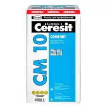 Смесь сухая облицовочная Ceresit CM10 (для недоф.осн.) 25кг (на под. 48 меш)