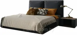 Мягкая кровать Эмилия 160 Atlanta/grafit с подъемным механизмом