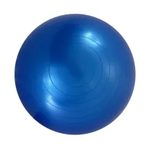 Фитбол с насосом UNIX Fit антивзрыв, 75 см (голубой)