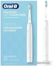 Электрическая зубная щетка Oral-B Pulsonic Slim Clean 2000 (белый)