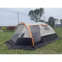 Палатка туристическая 3-х местная, с алюминиевым каркасом, 345х215х145см, арт. 6103