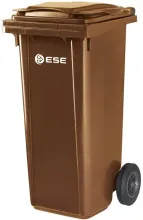 Мусорный контейнер ESE 120 л коричневый