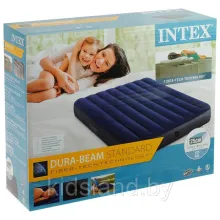Надувной матрас кровать Intex 64755 (усиленный), 183х203х25см