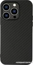 Чехол для телефона G-Case для iPhone 14 Pro Max (черная кожа)