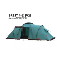 Палатка Кемпинговая Tramp Brest 4 (V2)
