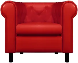Кресло Бриоли Винчестер L19 красный