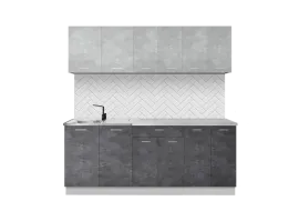 Готовая кухня Артём-Мебель Лана СН -113 (ДСП) 2,0 м бетон спаркс лайт / бетон спаркс