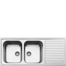 Кухонная мойка Smeg LLR116-2 стальной