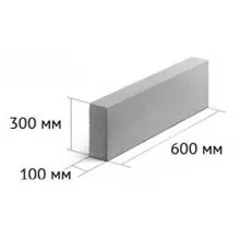 Евроблок для перегородок (100мм) - цена за поддон 1.73 м.куб