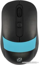 Мышь Oklick 310MW (черный/голубой)