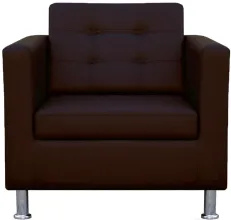Кресло Бриоли Дилли клетка L13 коричневый