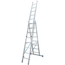 Лестница-стремянка трехсекционная KRAUSE Stabilo 3x8 ступеней (133748)