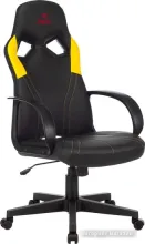Кресло Бюрократ Zombie Runner (черный/желтый)