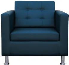 Кресло Бриоли Дилли клетка L18 синий