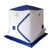 Палатка зимняя куб Следопыт (175х175х176), арт. PF-TW-07/2 (белый/синий)
