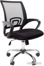 Кресло CHAIRMAN 696 Chrome (черный)