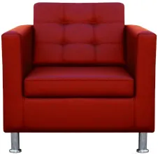 Кресло Бриоли Дилли клетка L19 красный