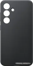 Чехол для телефона Samsung Vegan Leather Case S24 (черный)