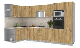 Угловая кухня Мила Лайт 1,68х3,4 м.