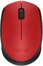 Мышь Logitech M171 Wireless Mouse красный/черный 910-004641