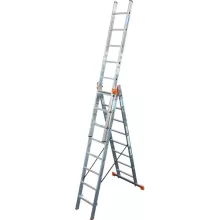 Лестница-стремянка трехсекционная KRAUSE Tribilo 3x8 ступеней (129666)