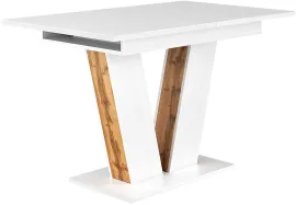 Обеденный стол ЭлиГард Kai раздвижной 118-157x76x72 (белый структурный)