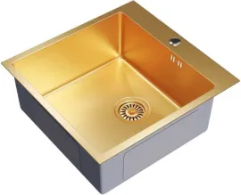 Кухонная мойка Mixline Pro 550548 (золото, с сифоном)