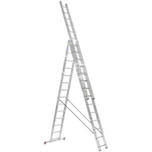 Лестница-стремянка трехсекционная KRAUSE Corda 3x14 ступеней (010452)