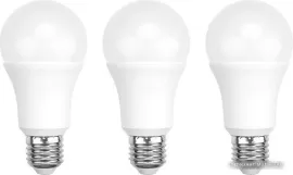 Светодиодная лампочка Rexant Груша A80 25.5 Вт E27 2423Лм 2700K теплый свет 3шт 604-015-3