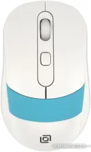 Мышь Oklick 310MW (белый/голубой)