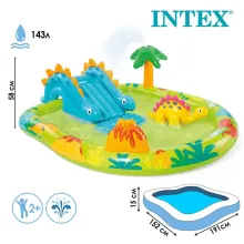 Надувной бассейн Intex Маленький Дино 57166 (191x152x58)