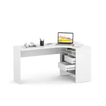Компьютерный стол Сокол СПм-25 белый правый