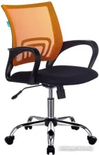 Кресло Бюрократ CH-695N/SL/OR/BLACK (черный/оранжевый)