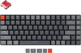 Беспроводная клавиатура Keychron K3 V2 RGB K3-E1-RU (Keychron Low Profile Optical Red)