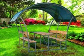 Беседка садовая Астра-2, 3 метра, готовый комплект из поликарбоната и металла