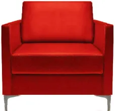 Кресло Бриоли Ганс L19 красный