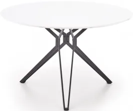 Обеденный стол Halmar Pixel белый/черный