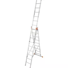 Лестница-стремянка трехсекционная KRAUSE Tribilo 3x9 ступеней (129673)