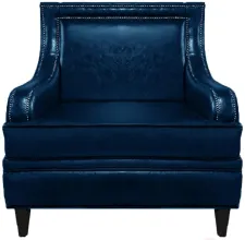Кресло Бриоли Луи L18 синий
