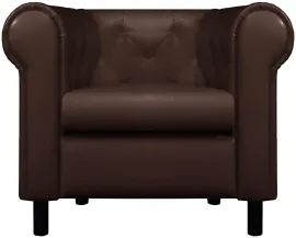 Кресло Бриоли Винчестер L13 коричневый