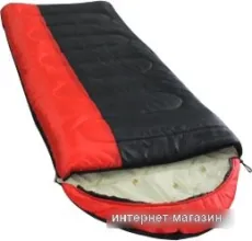 Спальный мешок BalMax Аляска Camping Plus -15 (левая молния, черный/красный)