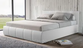 Мягкая кровать Верона 160 Teos white с подъемным механизмом