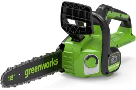 Электропила цепная GreenWorks GD24CS30 Зеленый, Черный