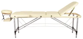 Массажный стол Atlas sport 3-с алюминиевый 60 см (бежевый)