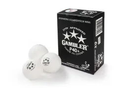 Мячи для н/т GAMBLER P40 BALL - 6 PACK