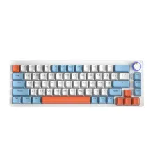 Проводная клавиатура Cyberlynx ZA68 White Blue Orange (TNT Yellow)