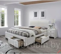 Кровать Halmar MODENA 2 белый (1600х2000)